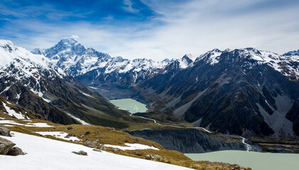 Majestic View of Mount Cook, New Zealand