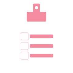 To do list icon on white background. PNG