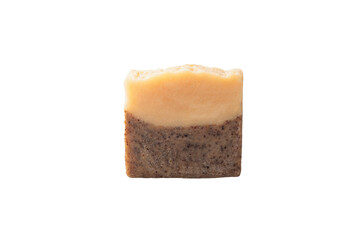 Homemade natural soap on transparent background