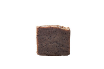 Homemade natural soap on transparent background