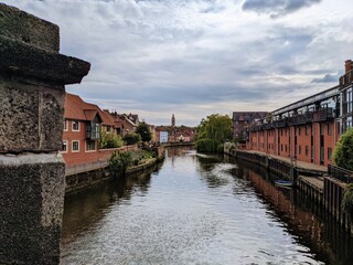 canal in the town