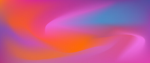 Vector illustration. Gradient background in bright colors. Banner template. Easily editable color background.