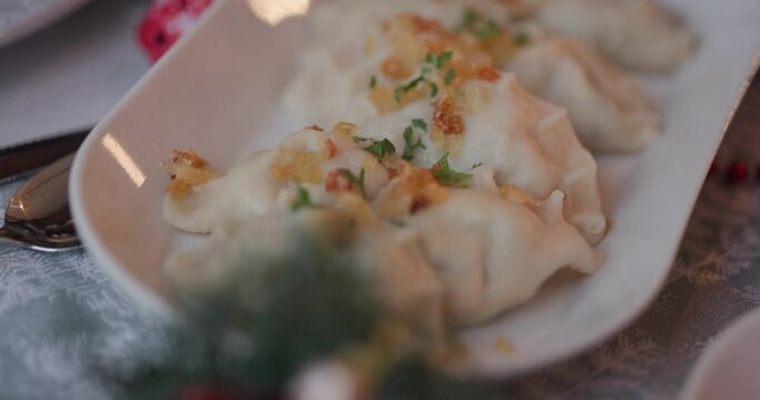 Dishes full of Middle Eastern foods