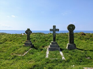 cross in the graveyard