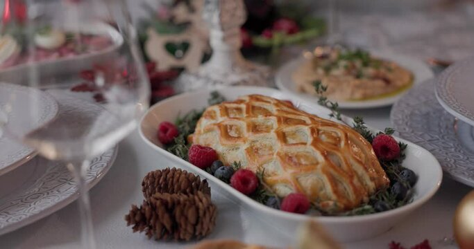 Dishes full of Middle Eastern foods