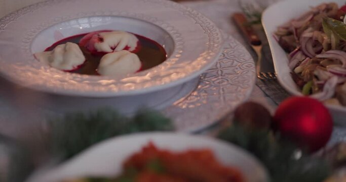Dishes full of Middle Eastern foods