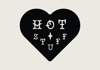 Valentine love heart vector illustration. 14 february