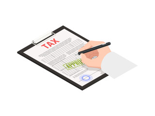 Tax Contract Signature Composition