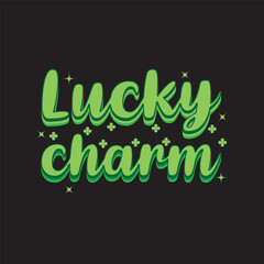 Lucky Charm t-shirt design, St.Patrick's day t-shirt design