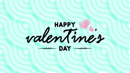 happy valentine`s day typography. vector text design with heart shapes, valentine`s day banner, web banner design for social media, ad, tag, advertisement, printing media, celebration 