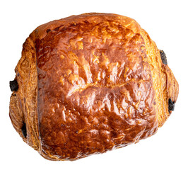 pain au chocolat sur un fond transparent