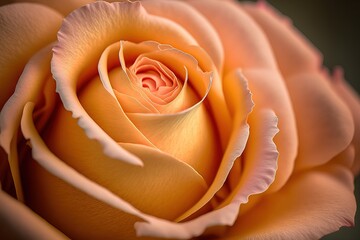 Close up shot of rose. floral. Generative AI