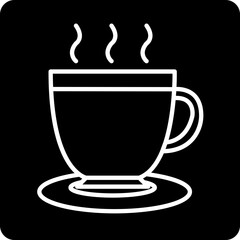 solid COFFEE design vector icon