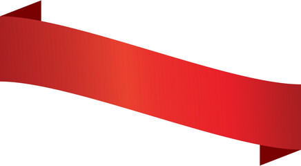 Red Ribbon Corner Vector