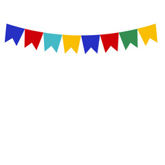 Christmas Bunting Flag