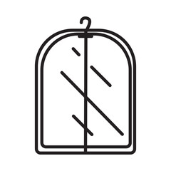SUIT COVER design vector icon