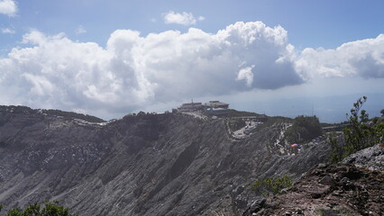 Tangkuban Perahu is an active stratovolcano near Bandung, Indonesia, known for its iconic...