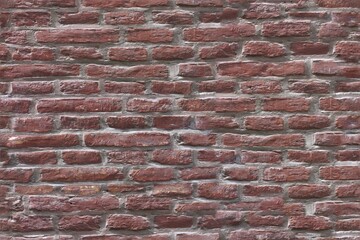 red brick wall