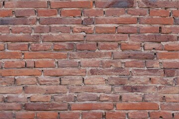 red brick wall