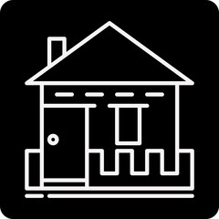 solid Home design vector icon