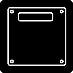 solid SCALE design vector icon