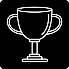 solid TROPHY design vector icon