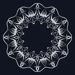 Decorative elements luxury ornament pattern gradient mandala design