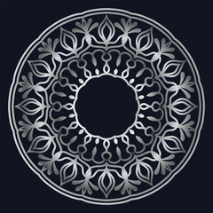 Decorative elements luxury ornament pattern gradient mandala design