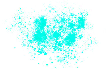 light blue spots isolated on transparent background PNG file