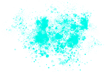 light blue spots isolated on transparent background PNG file