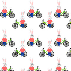 hare and the bicycle