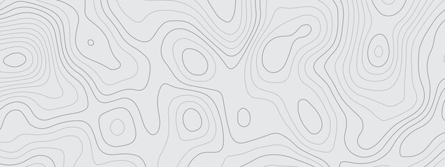 Topographic contours map background. Topography geographic lines background. Abstract white topography vector. White paper curved reliefs background. Topography landscape and vintage outdoors style. 