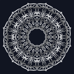 Decorative elements luxury ornament pattern gradient mandala design