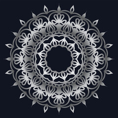 Decorative elements luxury ornament pattern gradient mandala design