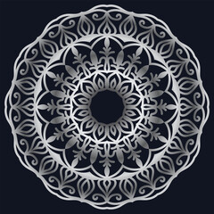 Decorative elements luxury ornament pattern gradient mandala design