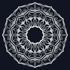 Decorative elements luxury ornament pattern gradient mandala design