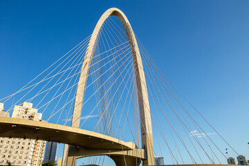 Cable-stayed bridge in São José dos Campos known as the innovation arch