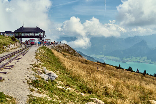 The Schafberg Railway metre gauge cog railway in Upper Austria and Salzburg