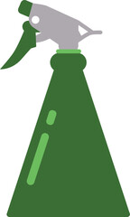 Spray bottle cartoon icon. Cleaning product symbol