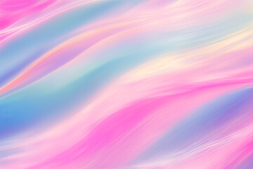 Obraz premium Abstract background with soft pastel colors on wave shapes, illustration, generative AI