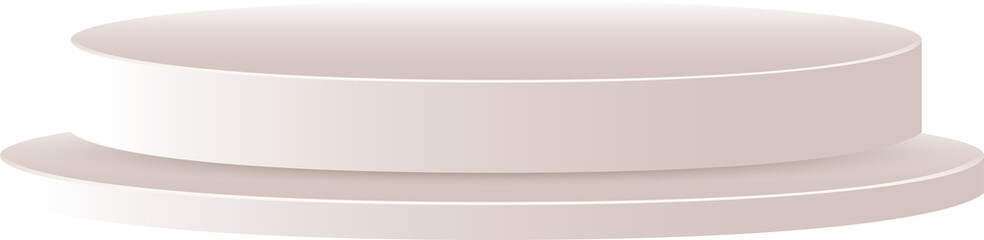 3d White podium background for product