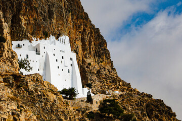 monastery Hozoviotissa sky on Amorgos 