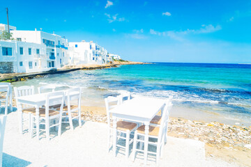 Obraz premium Naoussa waterfront, Paros Greece