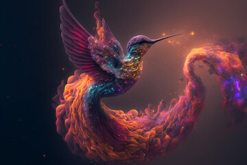 Spirit animal - Hummingbird, Generative AI