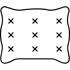 Cushion Vector Icon

