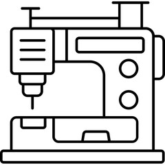 Electric machine Vector Icon

