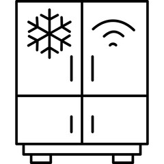 Chest fridge Vector Icon

