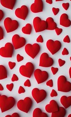 Fototapeta na wymiar Abstract love Red Heart frame,Valentine Heart