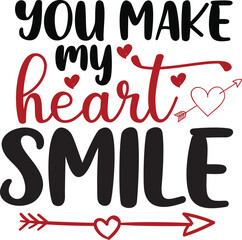 Obraz premium You make my heart smile