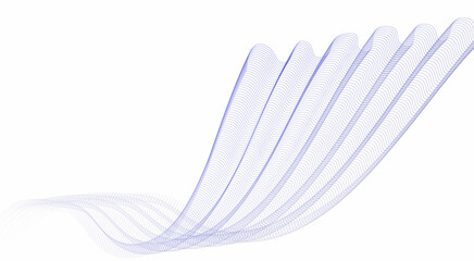 Abstract background, transition, spiral..Wave line background with smooth shape. Beautiful wavy line on a white background. Horizontal banner template. Abstract futuristic template. 